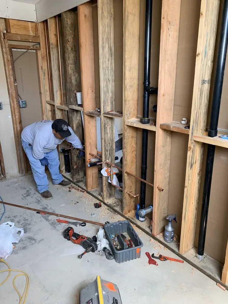 Commercial rough-in plumbing for Water Heater Replacement in West Point Pleasant